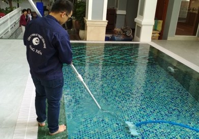 Dịch vụ xử lý nước hồ bơi chuyên nghiệp tại Đồng Tiến